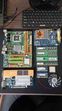 ОЗУ видеокарта материнская плата оперативная память DDR 2 3 gb кулер
