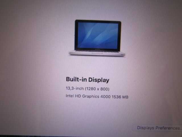 MacBook Pro 13.3 inch, Core i5 2.5 GHZ, Mid 2012