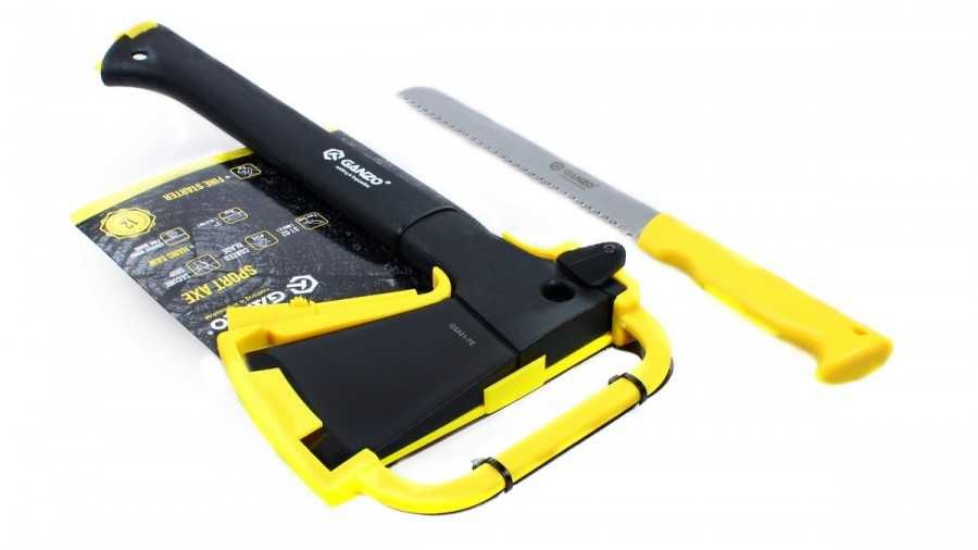 Къса туристическа брадва със скрит трион Ganzo Firebird  FSA01-YE