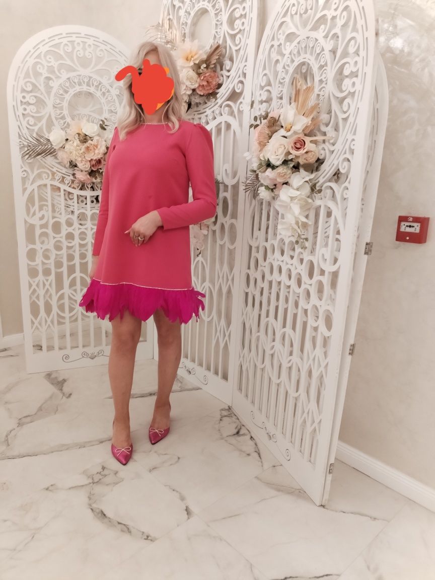 Rochie eleganta fucsia