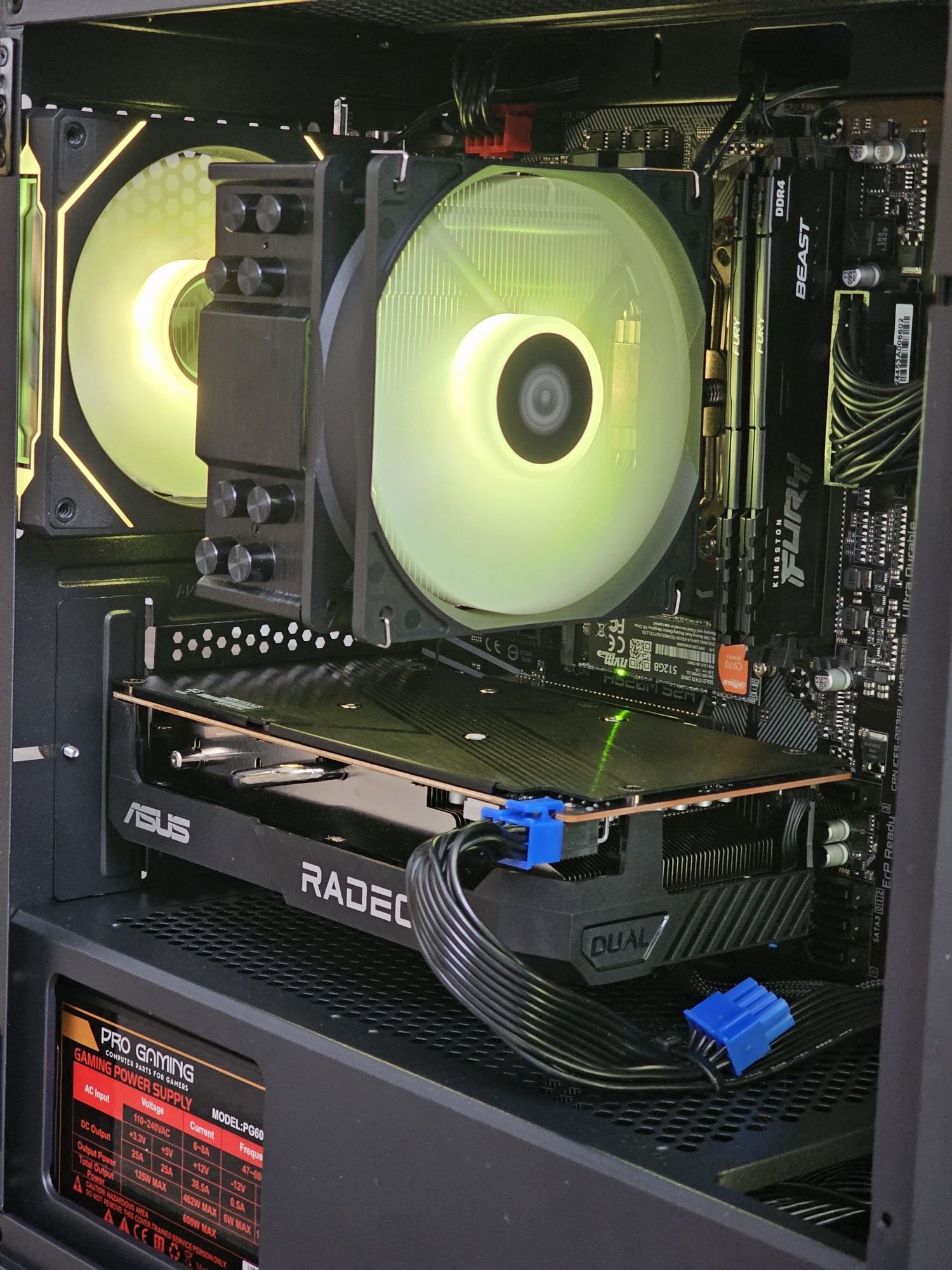 PC Gaming Custom Nou Ryzen 5 3600 | RX 7600 8GB | 32GB RAM - Garantie