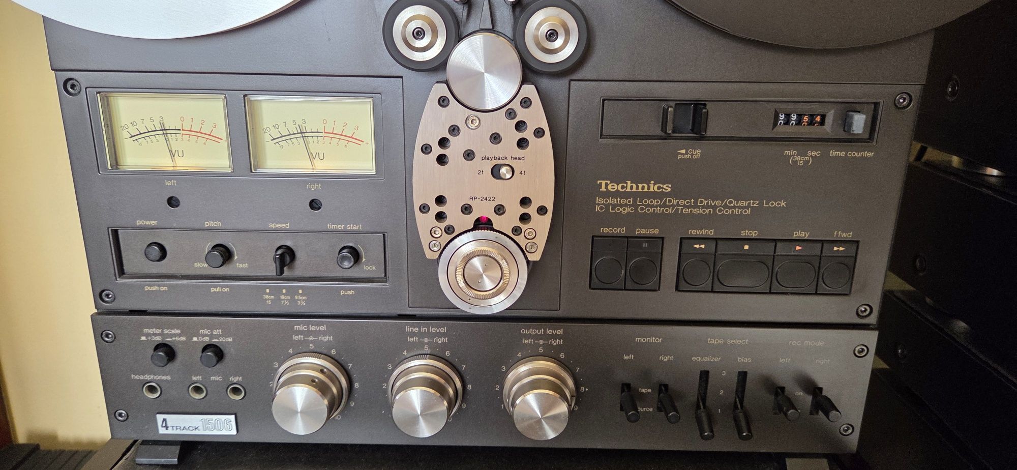 Magnetofon Technics rs 1506 4 track  in stare ff buna.