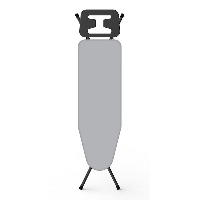 Masa de calcat Floria Gri, suport pentru fier de calcat, 90x30cm