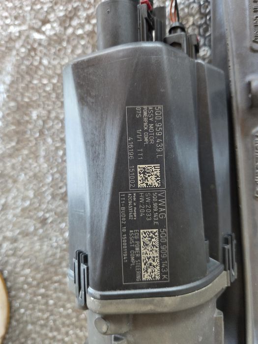 Caseta directie VW Passat B8 an 2016 1.6 TDI cod 5Q0909143K