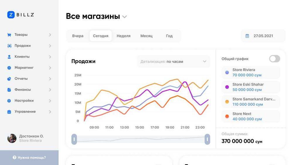 Сделайте свой бизнес современным и прибыльным с системой Billz.