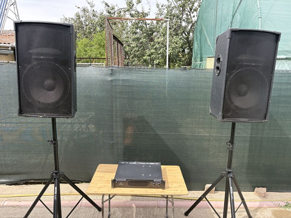 Vand pereche boxe Nrs pro audio + statie Europower Ep4000