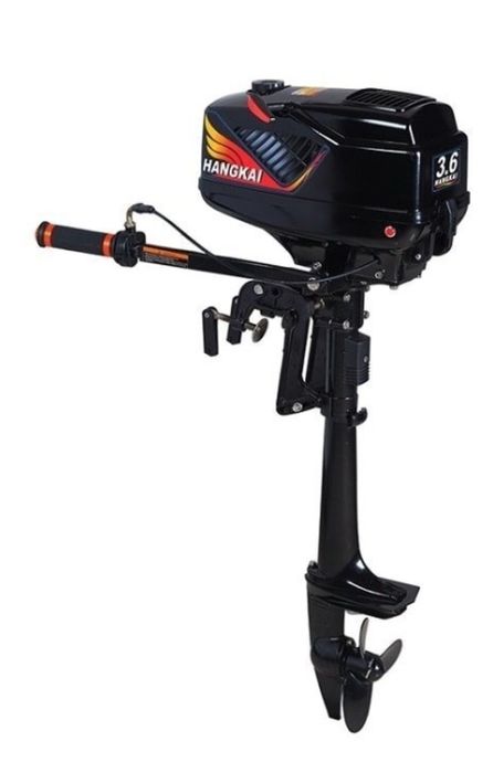 Лодочный мотор Hangkai HK3.6M л.с. двухтактный + чехол