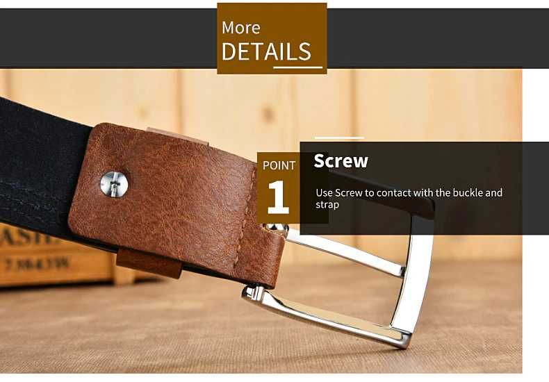 Curea piele albastru inchis L=130cm. latime 3.3-3.4 cm. Noua ambalata!