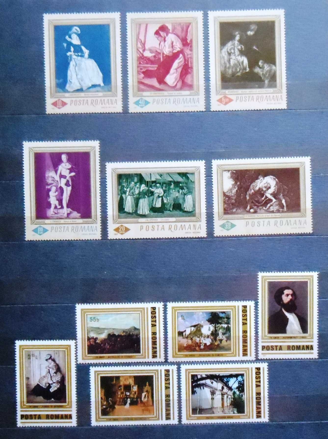Lot timbre pictură