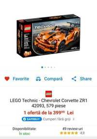 Masina Lego tehnic Chevrolet Corvette