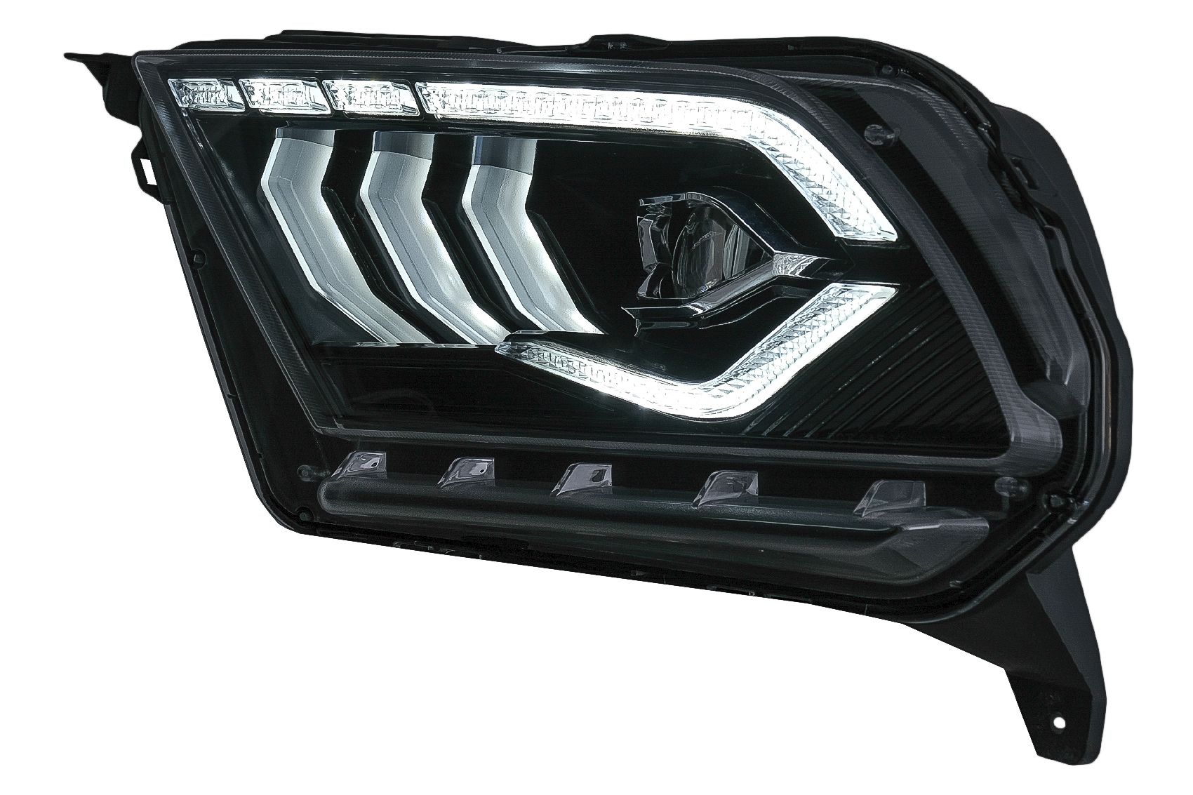 Faruri Full LED Ford Mustang V (2010-2014) cu Semnal Dinamic