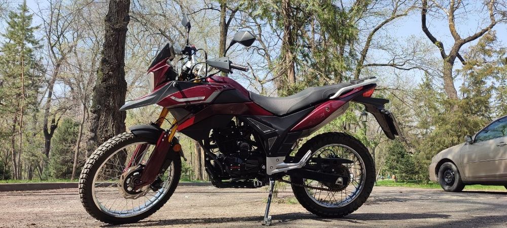 Мотоцикл эндуро "гусь"