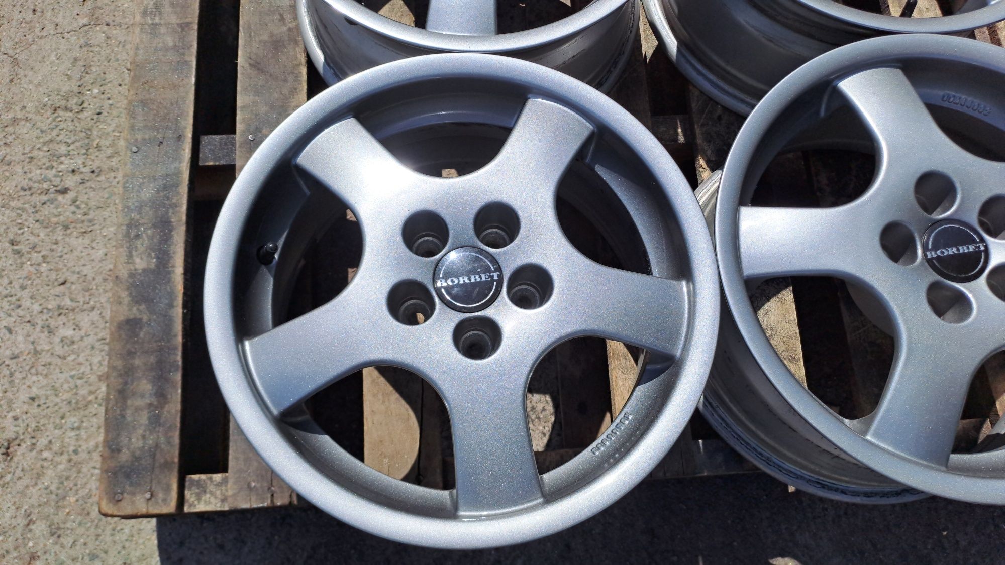 15" 5Х100мм BORBET, 5X100mm Немски Алуминиеви джанти