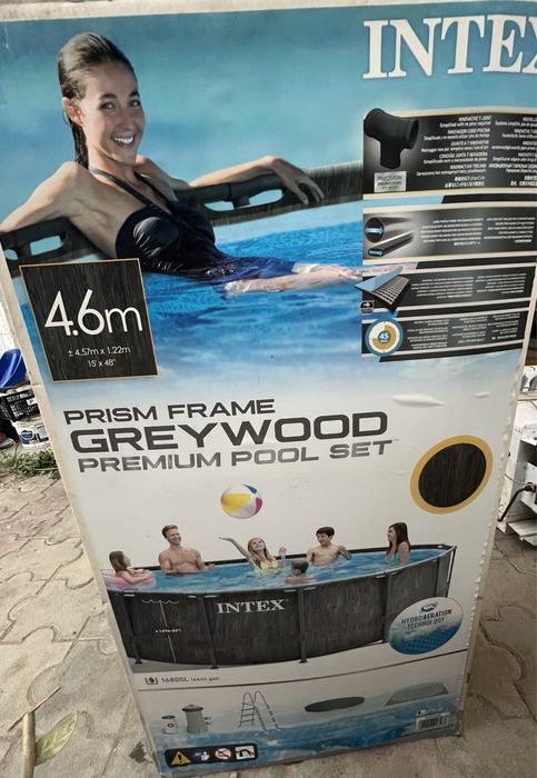 Продам бассейн Intex 4.6 м диаметр