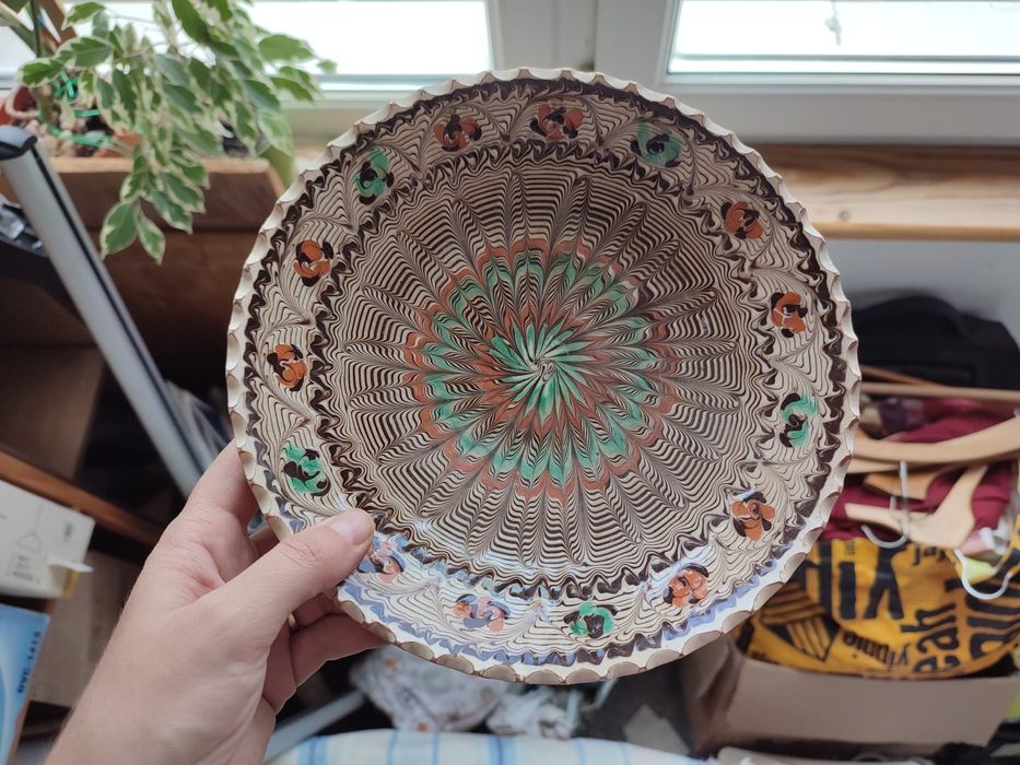 Vase din lut și decorative perete