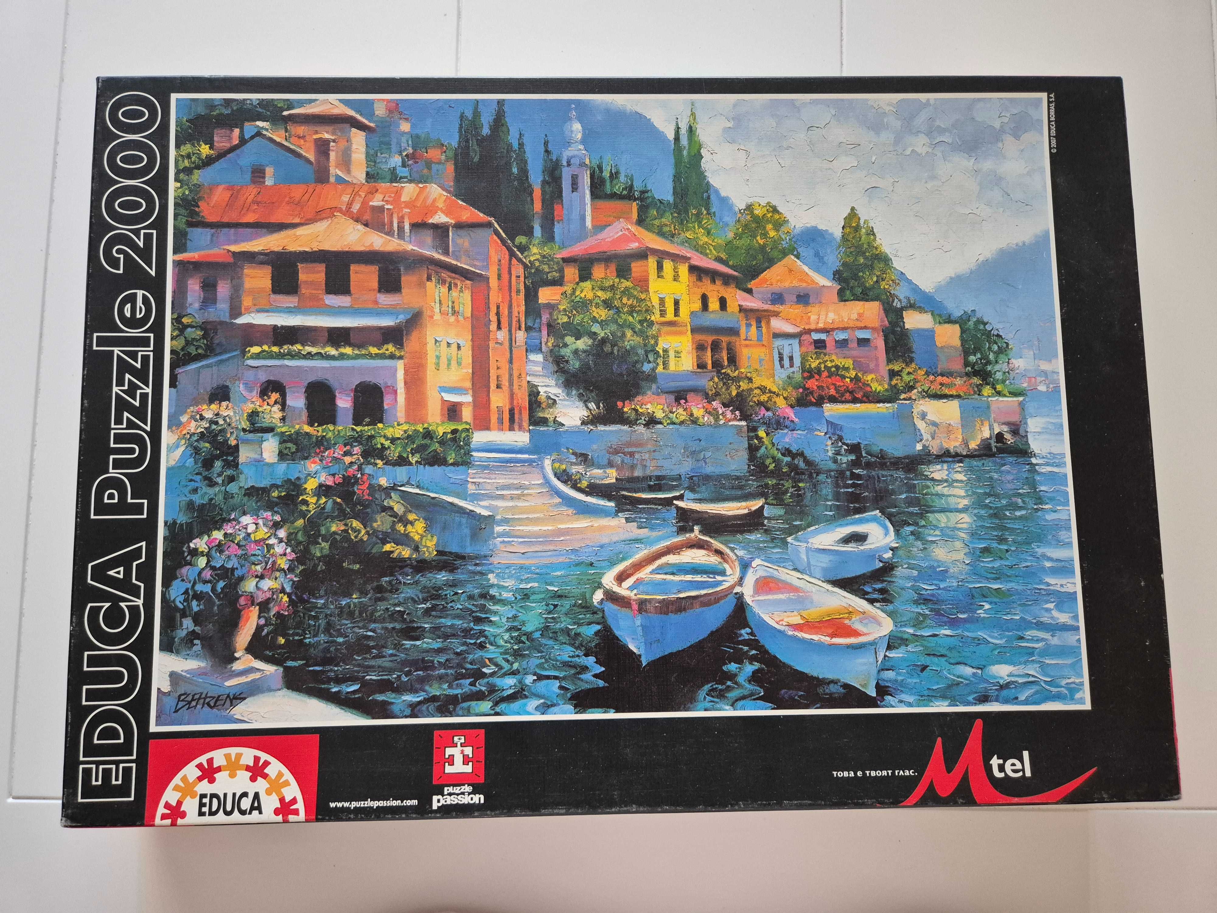Пъзели Educa 1000, 1500 и 2000 части