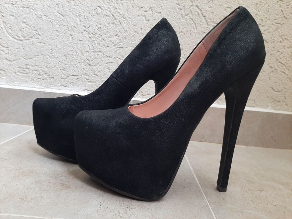 Pantofi dama bej/negru