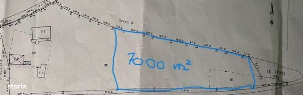 De vanzare teren intravilan zona Platou, 7000m2(7x1000)