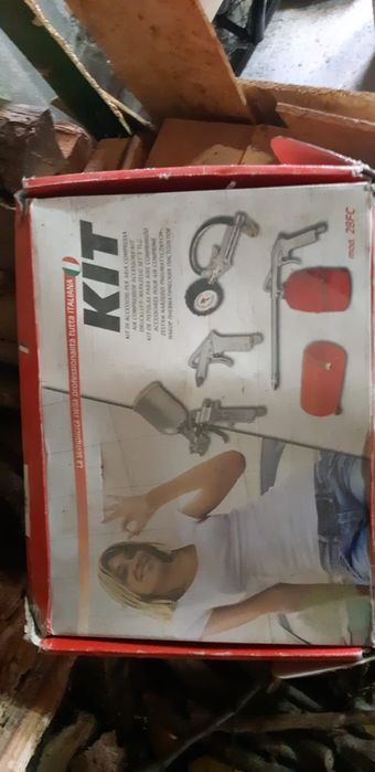 Pistol de vopsit și unflat roti