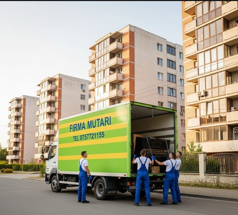 Transport mobila, mutări mobila, mutări obiecte grele, mutări sedii