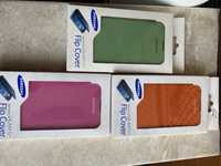 Huse Samsung Galaxy S4 tip carte Flip wallet noi originale verde,roz ,