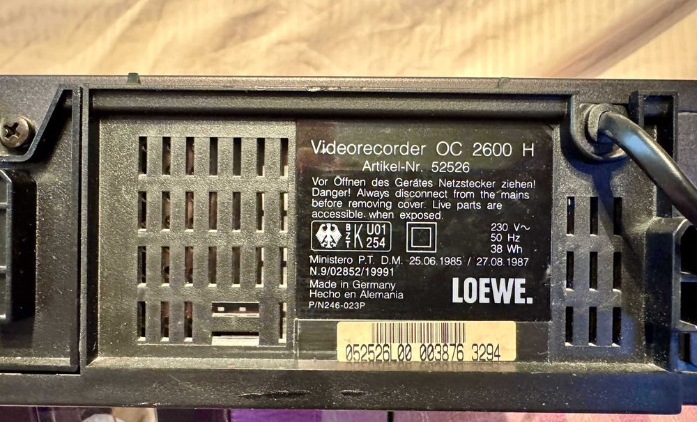 Videorecorder HI-FI Stereo Sony, Loewe, Panasonic-defect