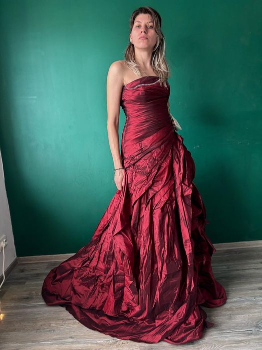 Reduceri de sezon -Rochie ocazie -made in Italy cu pietricele Swarovsk