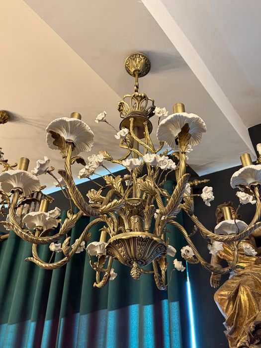 Candelabru din bronz masiv