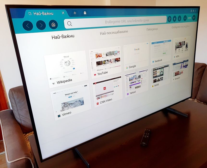 Телевизор - Samsung 50 ИНЧА - QLED - SMART TV - UHD - HDR !