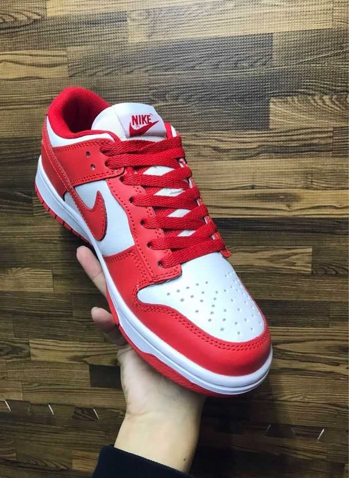 Adidasi Nike Dunk Low University Red | Dunk Panda