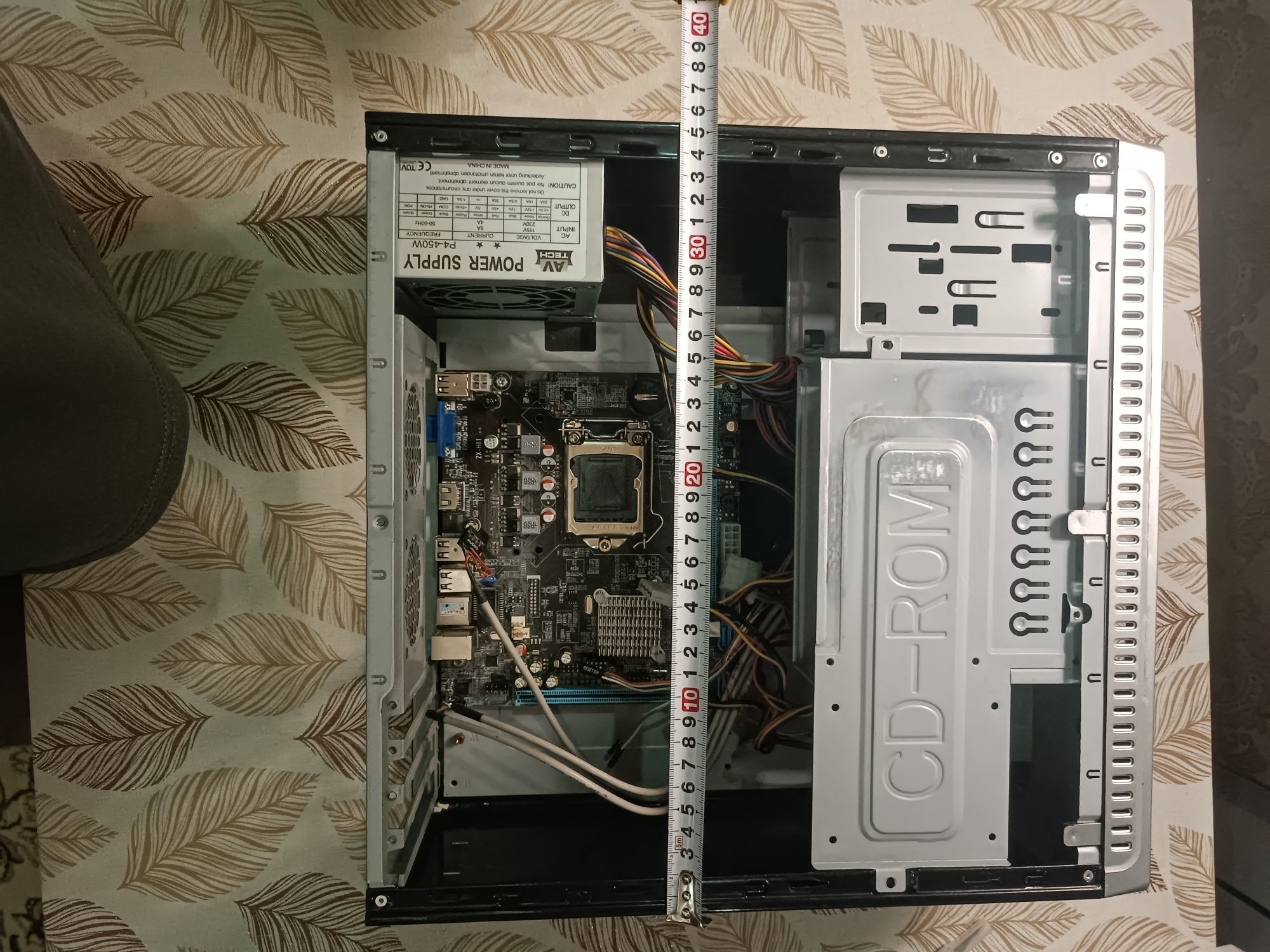 Мини кейс для ПК mine case pc + блок питания