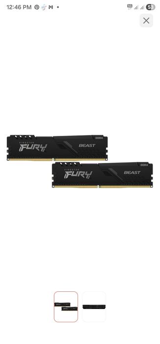 Оперативная память Kingston Fury Beast