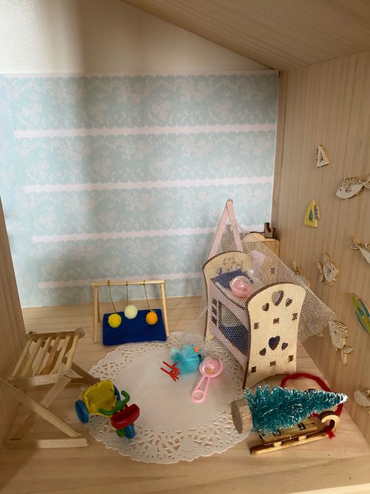 Къща за кукли от дърво