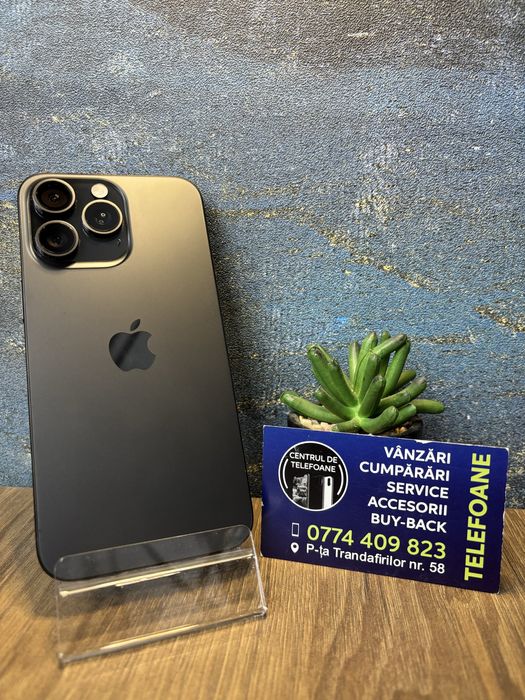 Iphone 15 Pro Max/256Gb/Garantie 2Ani Centrul de Telefoane/Rate