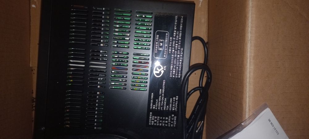 Toa PA Amplifier Model A-1031