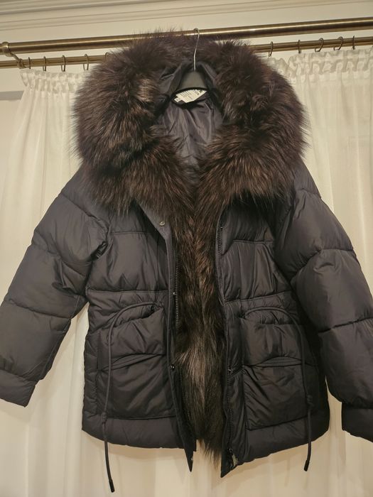 Geacă  cu blană  naturală