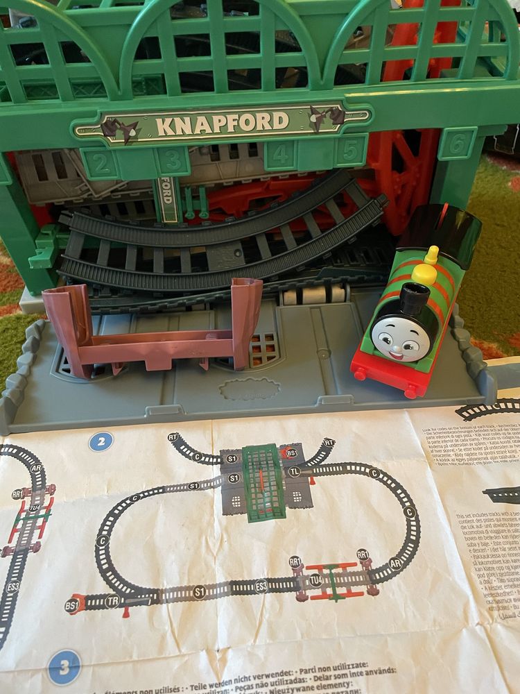 Percey train and Knapford town station