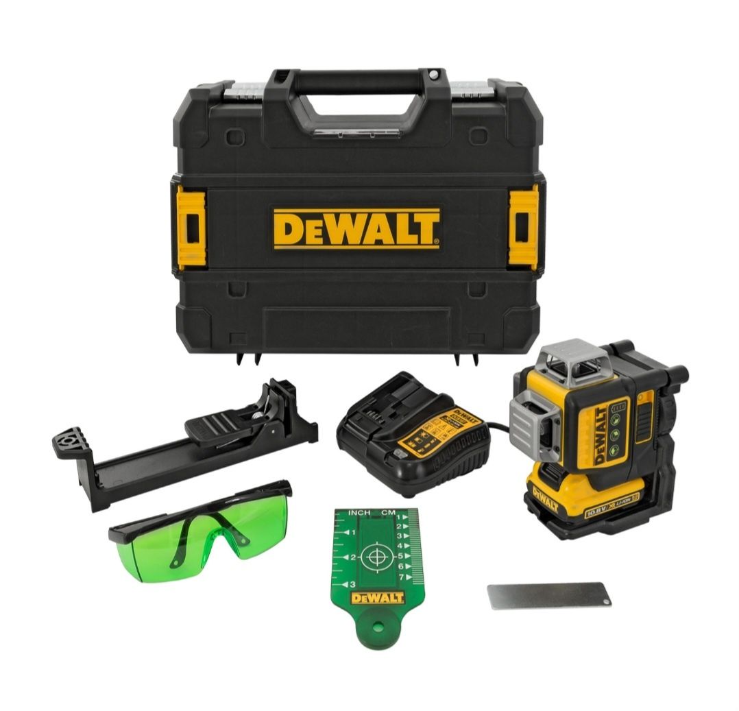 Лазерен нивелир Dewalt DCE089D1G 360° Зелен лъч