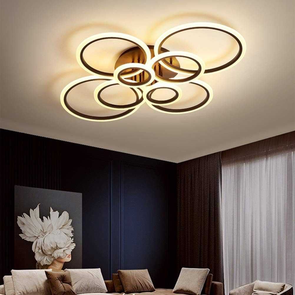 Полилей с висулки LED Lustra Rivani 8067/4 + 4 MARO 232W, Многоцветен