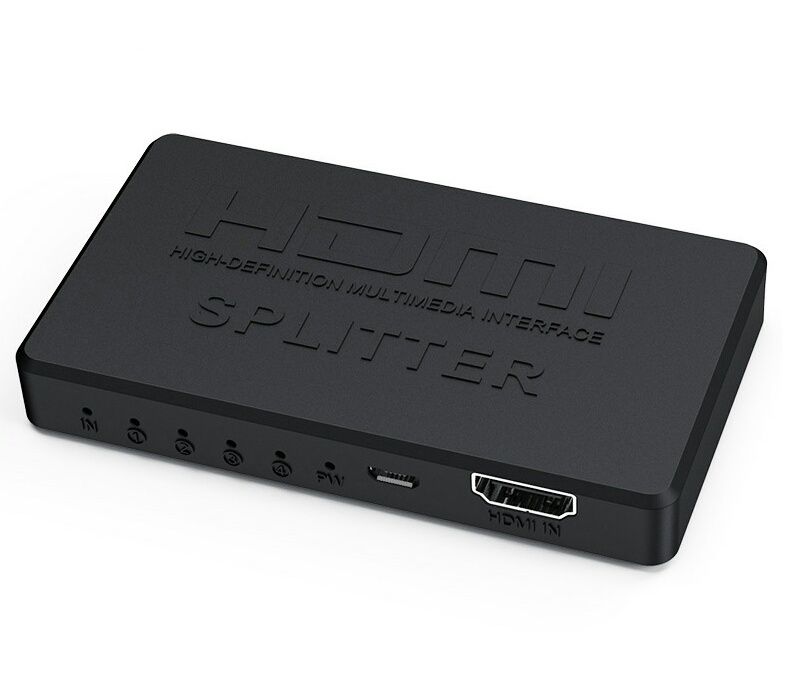 Сплиттер 4K HDMI 1x4, разветвитель, переходник, адаптер