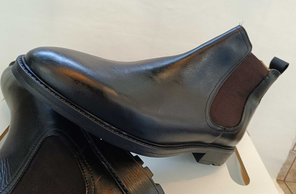 Ghete chelsea 44 premium Vera Pelle Itali NOI piele naturala moale