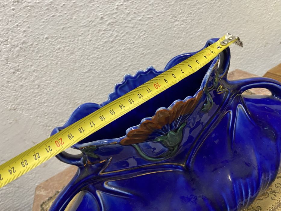 Италианска порцеланова кашпа жардиера