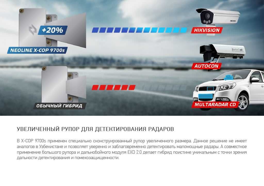 Antiradar Neoline X-COP 9700s - муддатли тўлов 499000 дан 7 ой