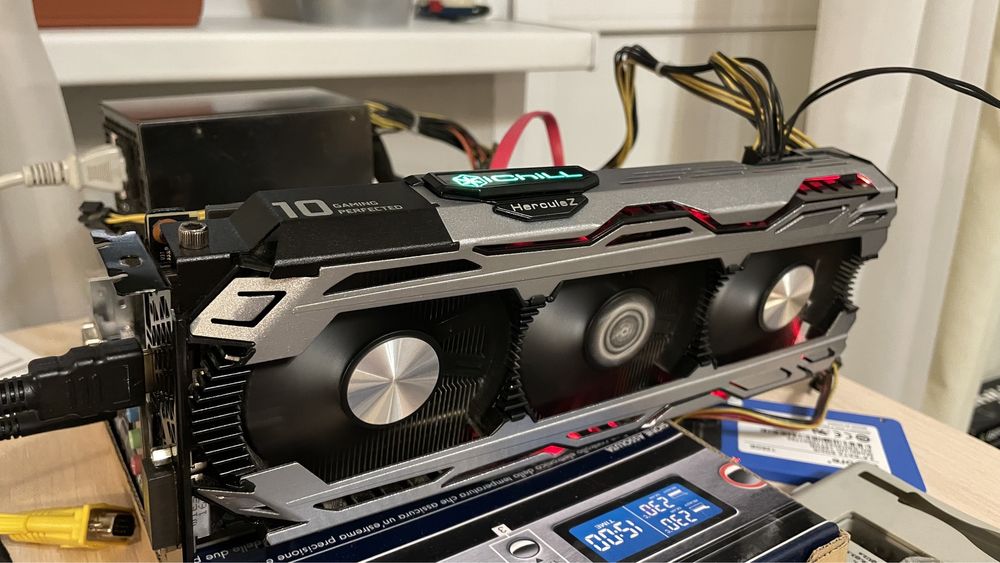 Видеокарта Inno3d iChill GeForce GTX 1070 8GB  в идеальном состоянии