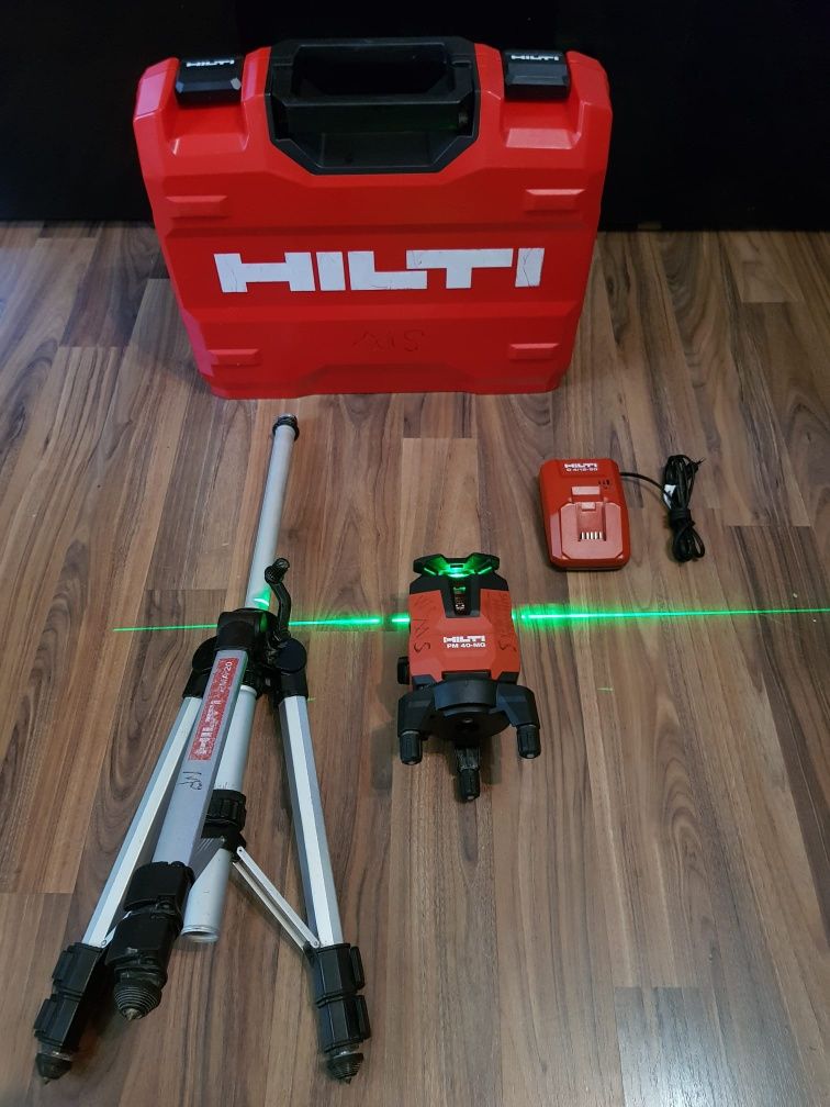 Hilti PM-40 MG,laser la 360⁰ cu linii verzi.