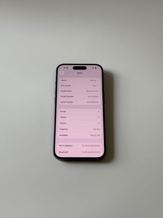 iPhone 15 Pro 128 Gb Blue Titanium