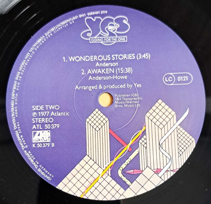 Yes - Going for the One LP vinyl