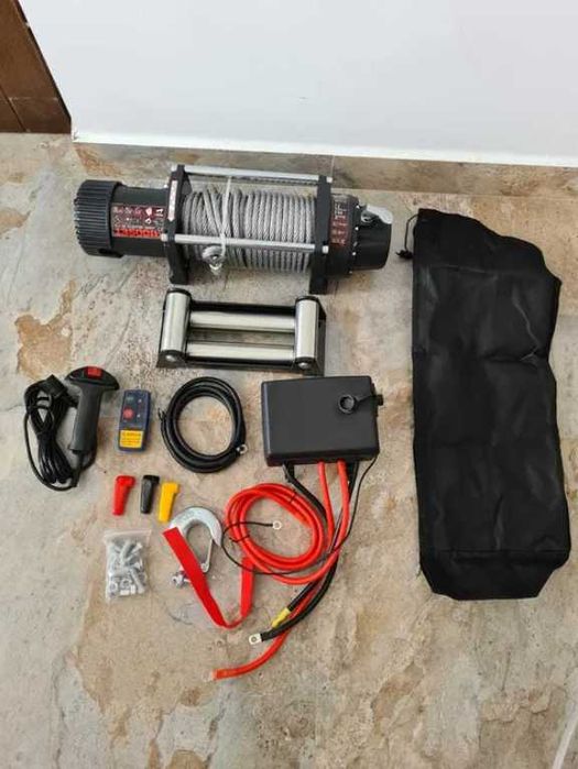 Troliu 12V 13500LBS (6200kg) Vinci Capestan NOU Super Winch