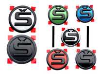 Emblema Logo Skoda Superb Octavia Rapid Scala Capota Portbagaj 9 cm