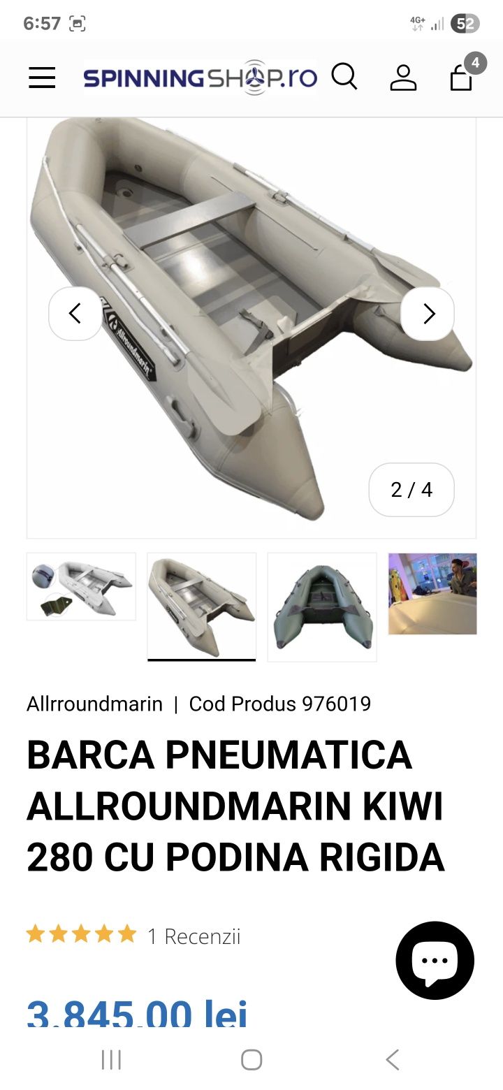 Barca pneumatica 2,80